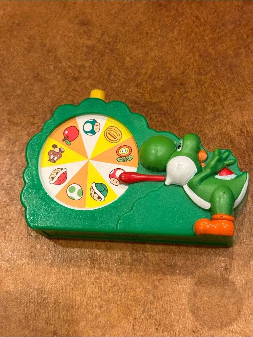 2018 McDonalds Nintendo Super Mario Bros #6 Yoshi Bingo Game Happy Meal Toy
